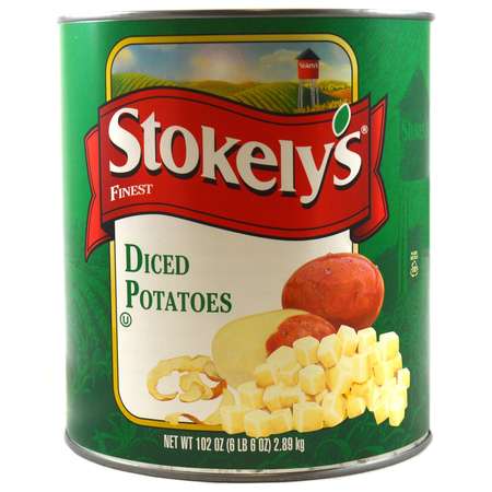 STOKELY Potato Stokely Diced 102 oz., PK6 F007022292968